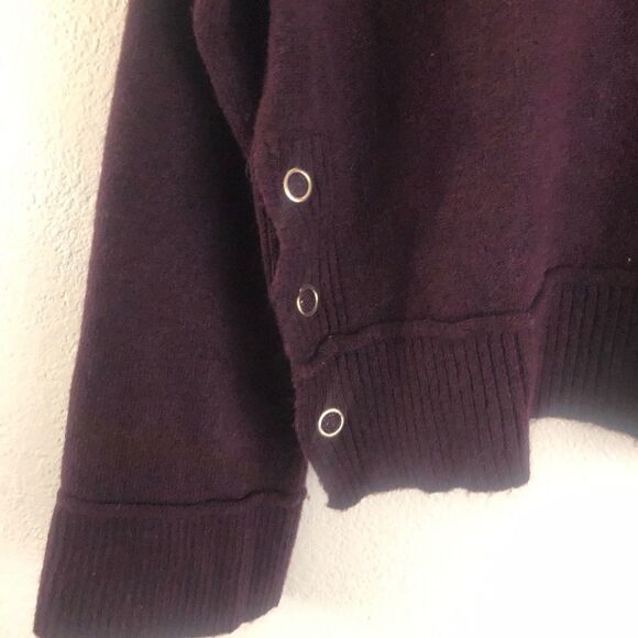 Topshop side button knit sweater size 2 - Picture 4 of 6